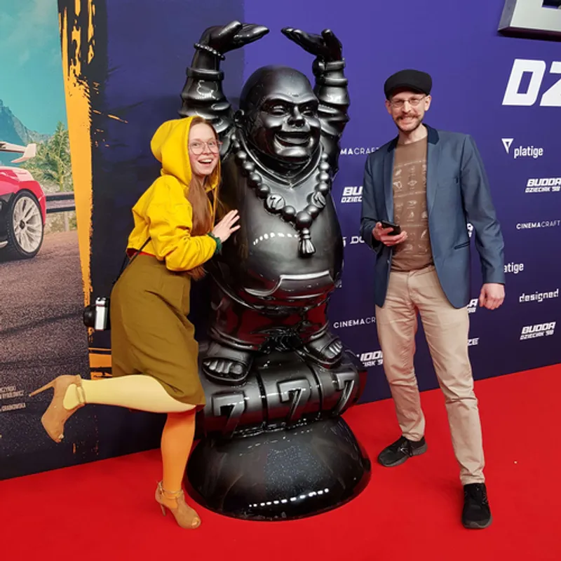 Drukowany w 3D posąg do filmu Budda Dzieciak 98