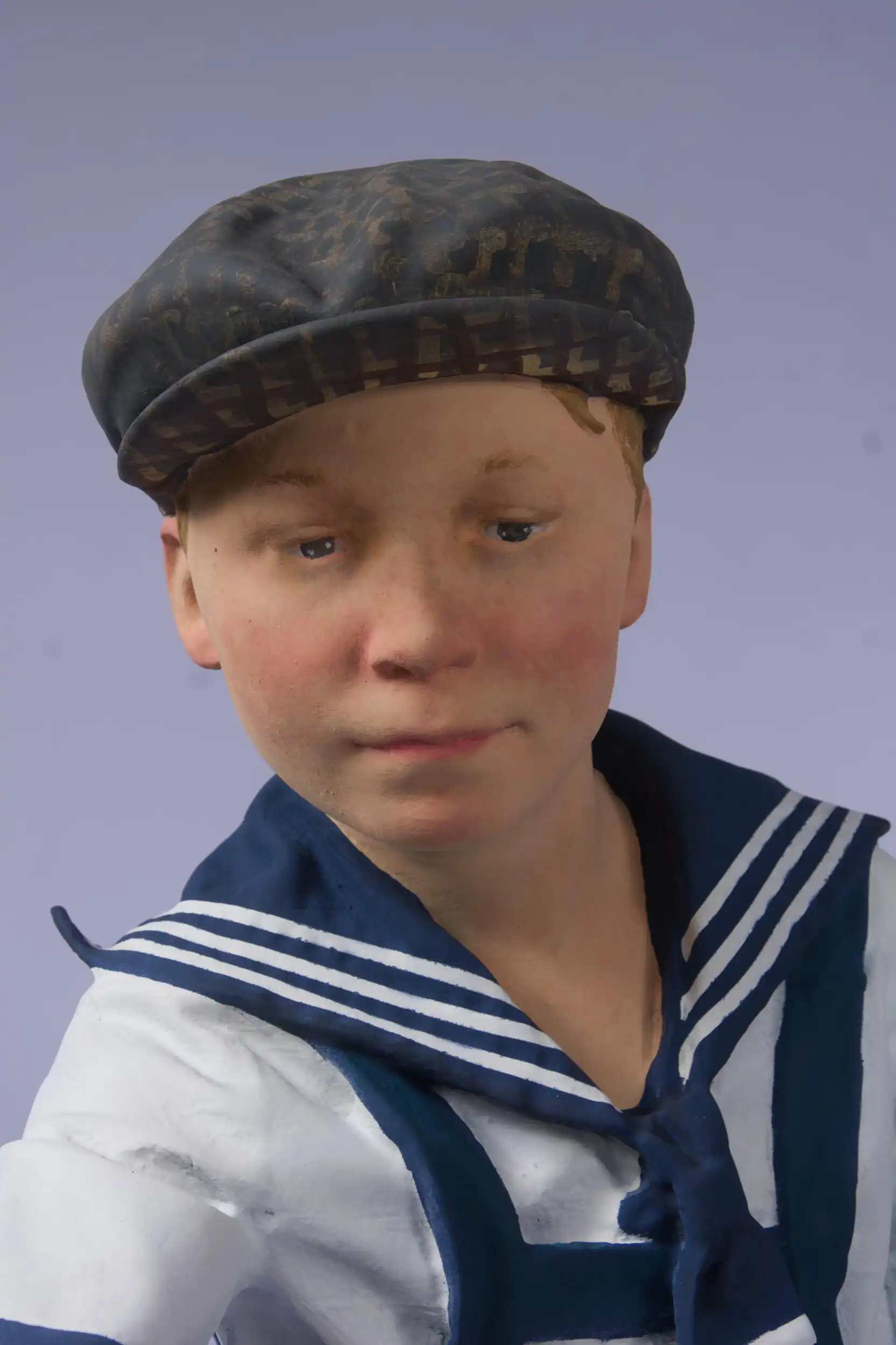 Muzeum historyczne w Lubinie – chlopiec close