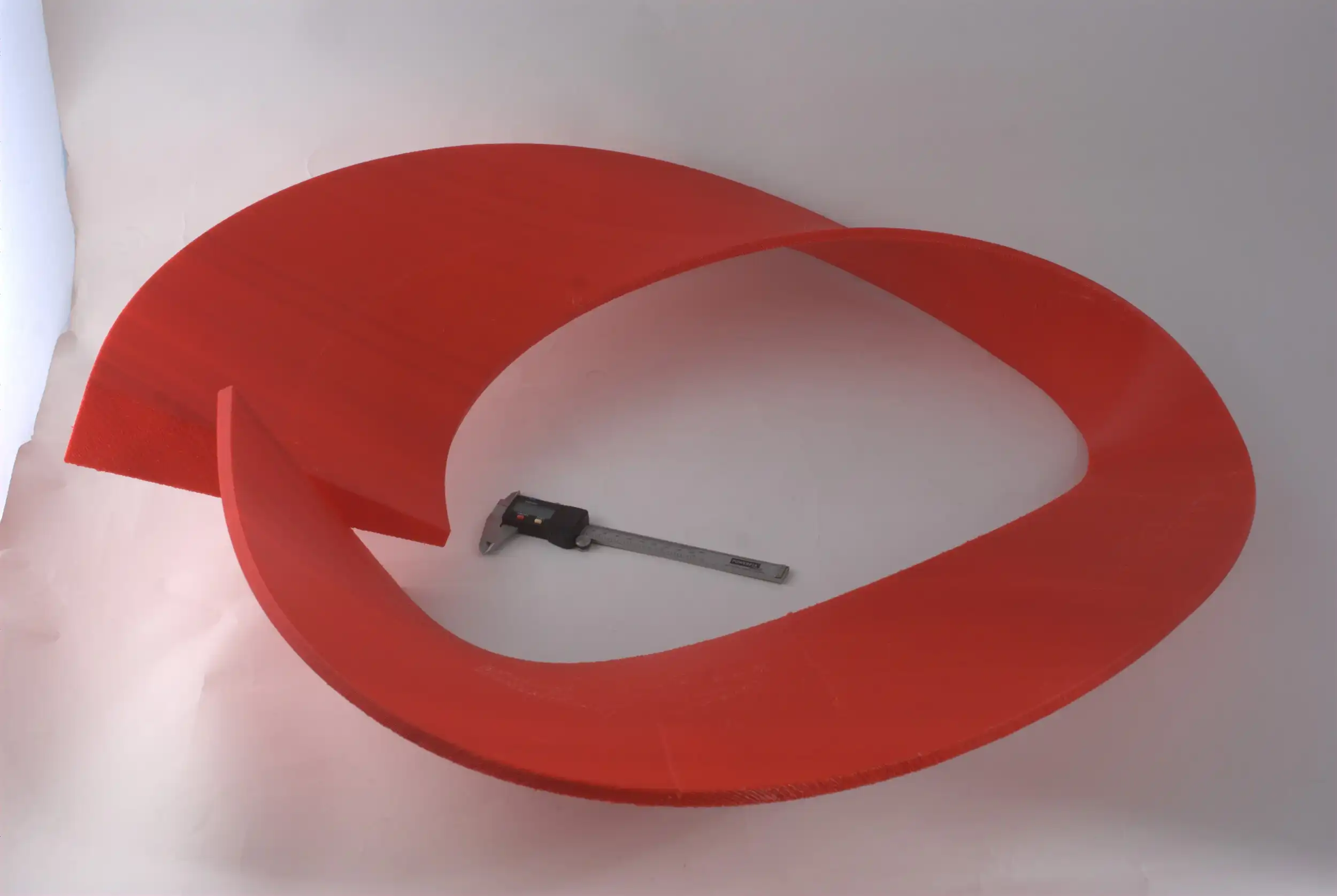 Model odlewniczy wstęgi do nagrobka Wojciecha Fangora