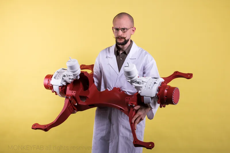 Elementy podwozia drukowane w 3D