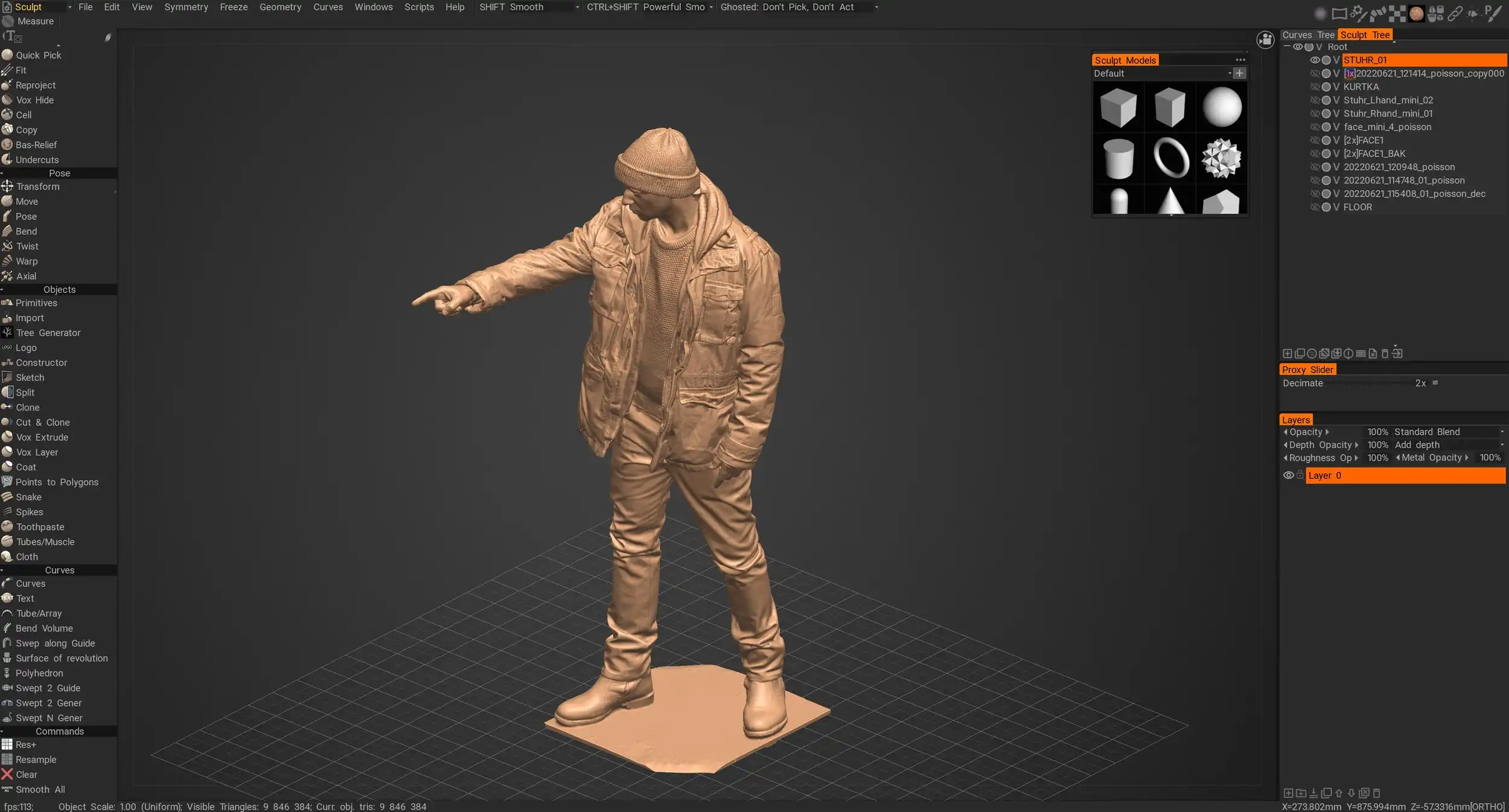 Figura Macieja Stuhra – projektStuhr 07.3b